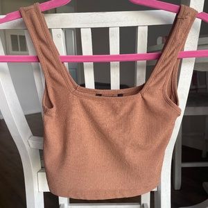 Tank top, tan/brown, Medium